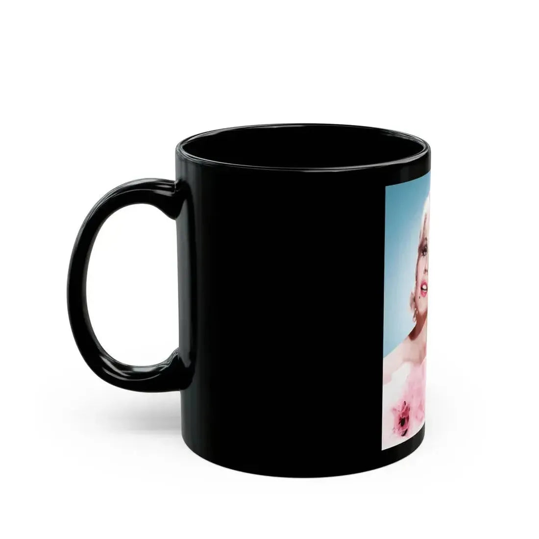 Carroll Baker #72 (Vintage Female Icon) Black Coffee Mug - Go Mug Yourself