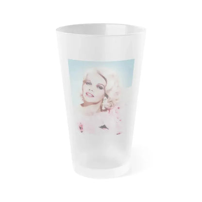 Carroll Baker #72 (Vintage Female Icon) Frosted Pint Glass 16oz 16oz Frosted - Go Mug Yourself