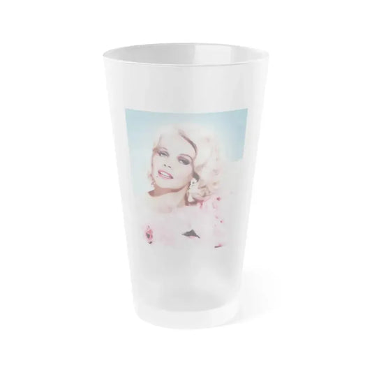 Carroll Baker #72 (Vintage Female Icon) Frosted Pint Glass 16oz 16oz Frosted - Go Mug Yourself