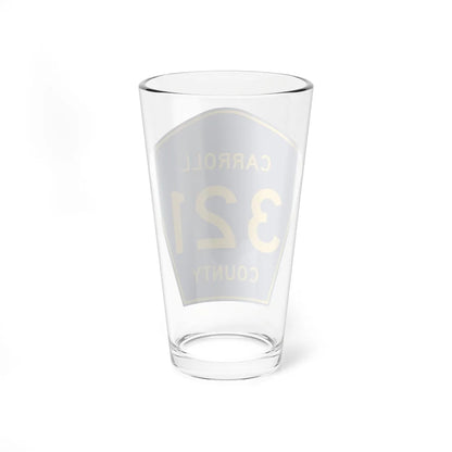 Carroll County Route 321 AR (Arkansas) (Road Sign) Pint Glass 16oz - Go Mug Yourself
