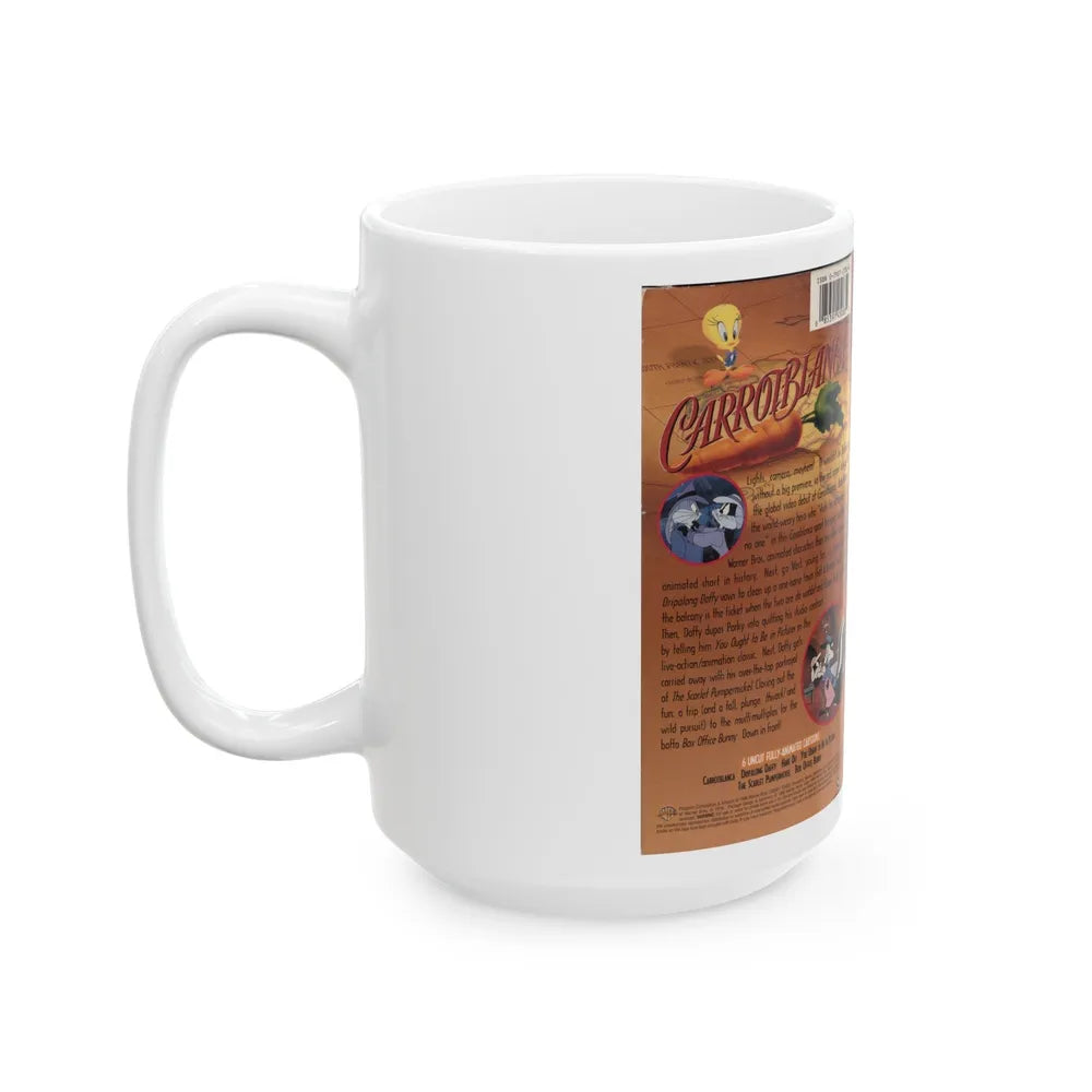 CARROTBLANCA (VHS COVER) - White Coffee Mug-Go Mug Yourself