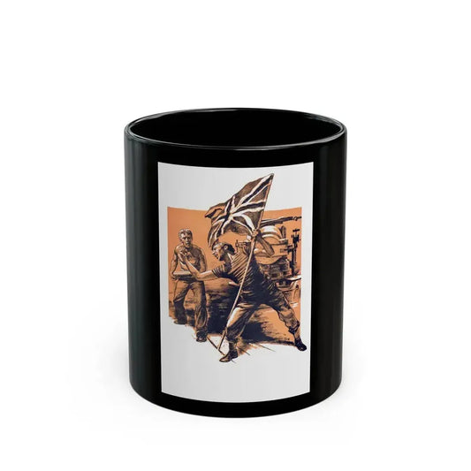 Carry On! (1), Blue Book Magazine, April 1940 - Black Coffee Mug 11oz - Go Mug Yourself