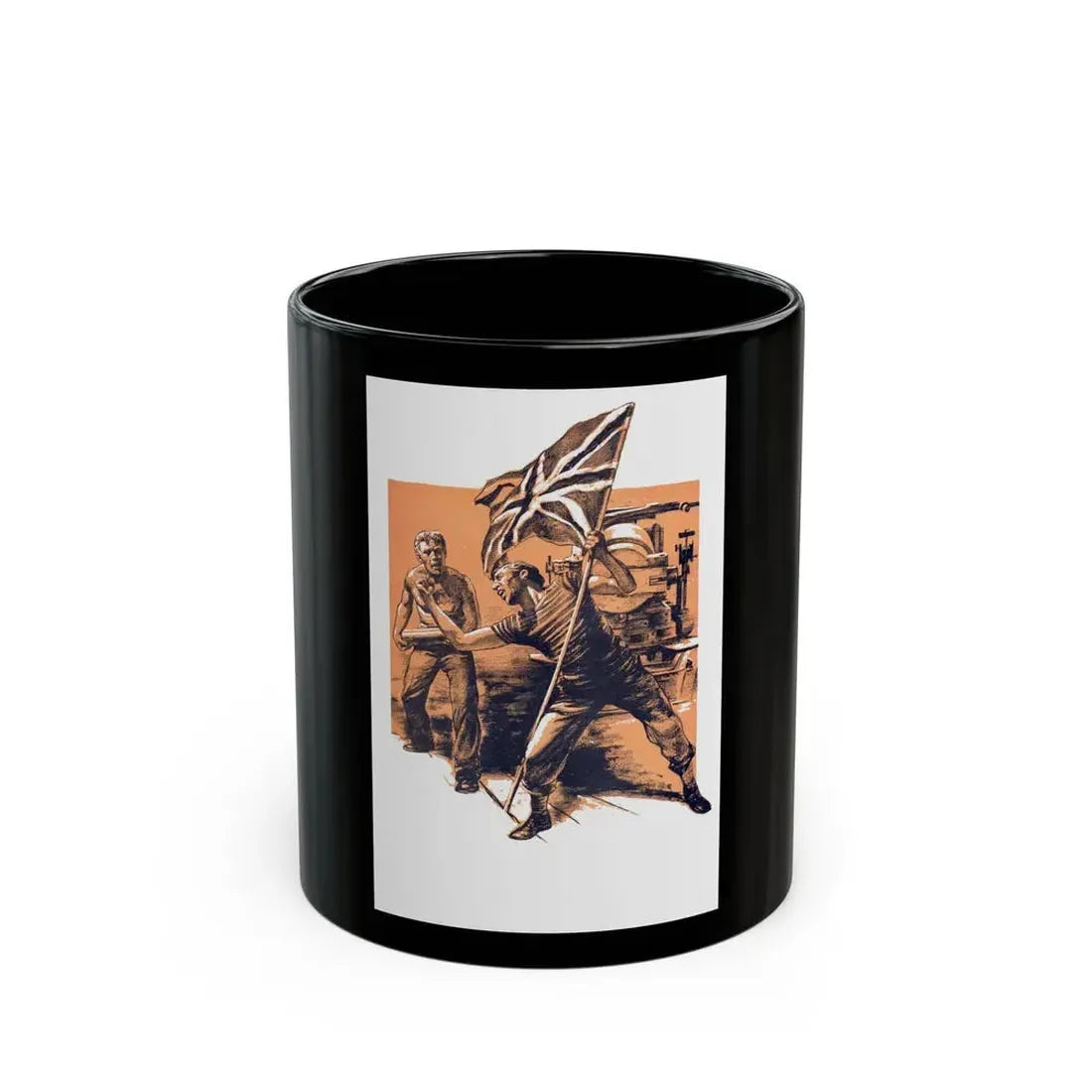 Carry On! (1), Blue Book Magazine, April 1940 - Black Coffee Mug 11oz - Go Mug Yourself