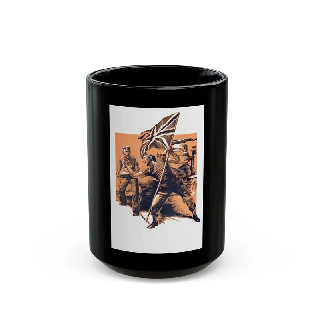 Carry On! (1), Blue Book Magazine, April 1940 - Black Coffee Mug 15oz - Go Mug Yourself