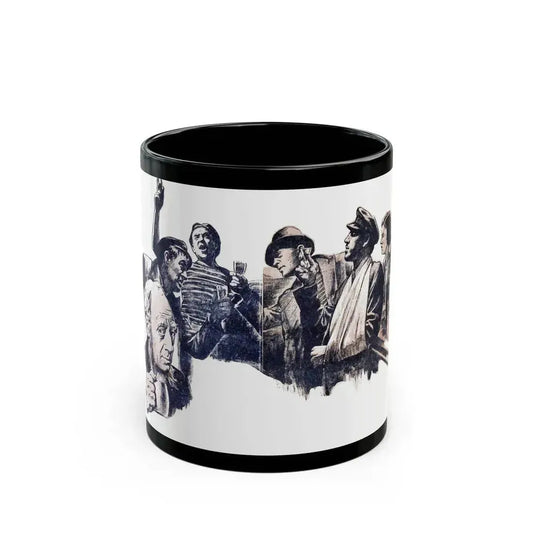 Carry On! (2), Blue Book Magazine, April 1940 - Black Coffee Mug 11oz - Go Mug Yourself