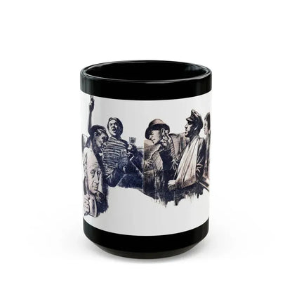 Carry On! (2), Blue Book Magazine, April 1940 - Black Coffee Mug 15oz - Go Mug Yourself