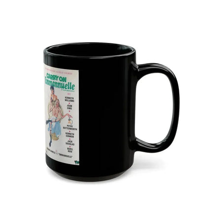 CARRY ON EMMANNUELLE (VHS COVER) - Black Coffee Mug - Go Mug Yourself