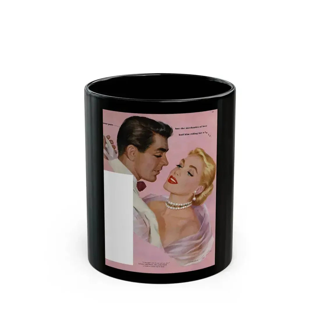 Carry-On Johnny, Ladies' Home Journal, September 1951 - Black Coffee Mug 11oz - Go Mug Yourself