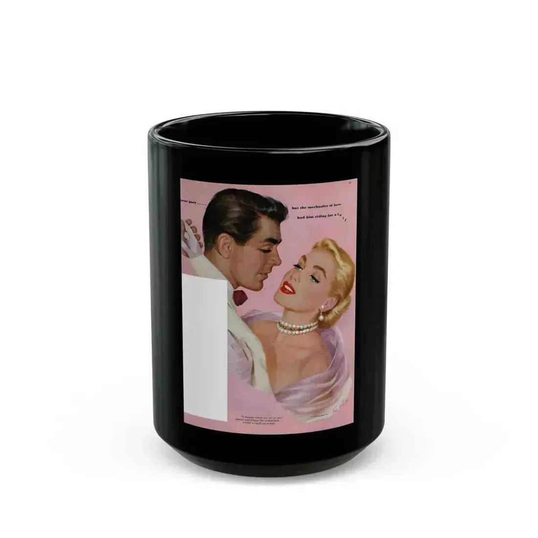 Carry-On Johnny, Ladies' Home Journal, September 1951 - Black Coffee Mug 15oz - Go Mug Yourself