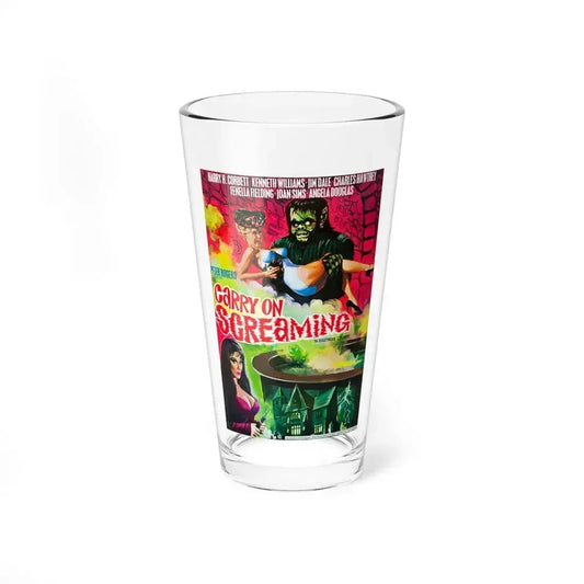 CARRY ON SCREAMING 1966 Movie Poster - Pint Glass 16oz 16oz - Go Mug Yourself