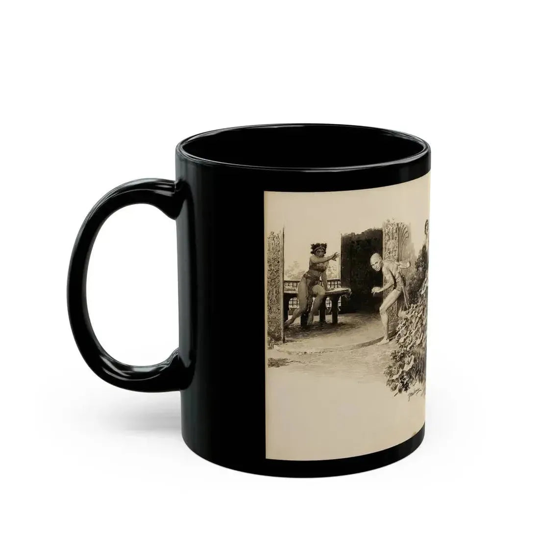 Carson of Venus, The Passing Show illustration, 1933 - Black Coffee Mug - Go Mug Yourself