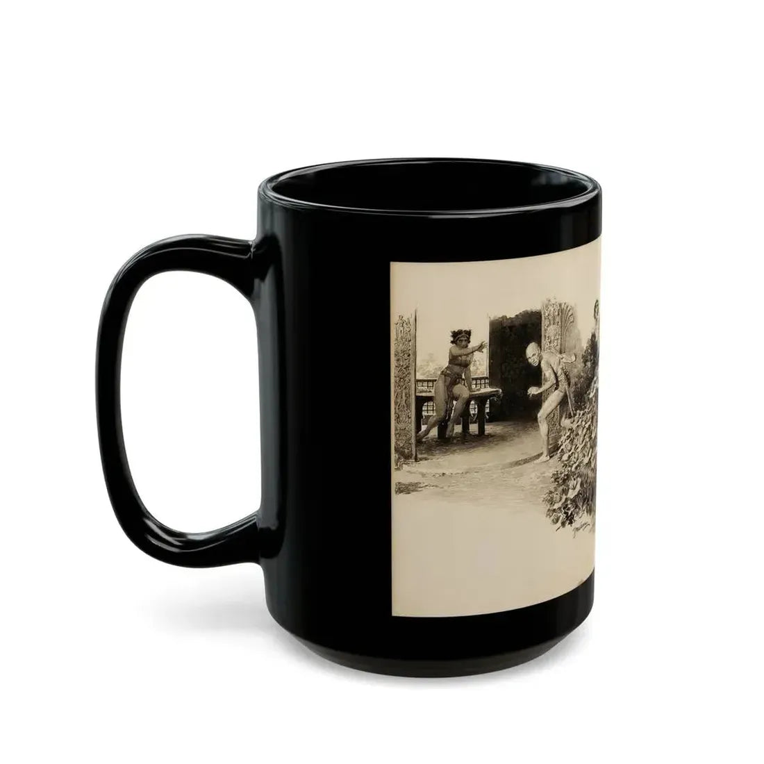 Carson of Venus, The Passing Show illustration, 1933 - Black Coffee Mug - Go Mug Yourself