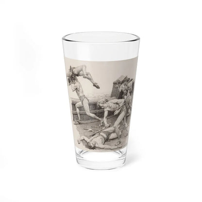 Carson of Venus, The Passing Show story illustration, 1933 (Magazine Illustration) Pint Glass 16oz-16oz-Go Mug Yourself