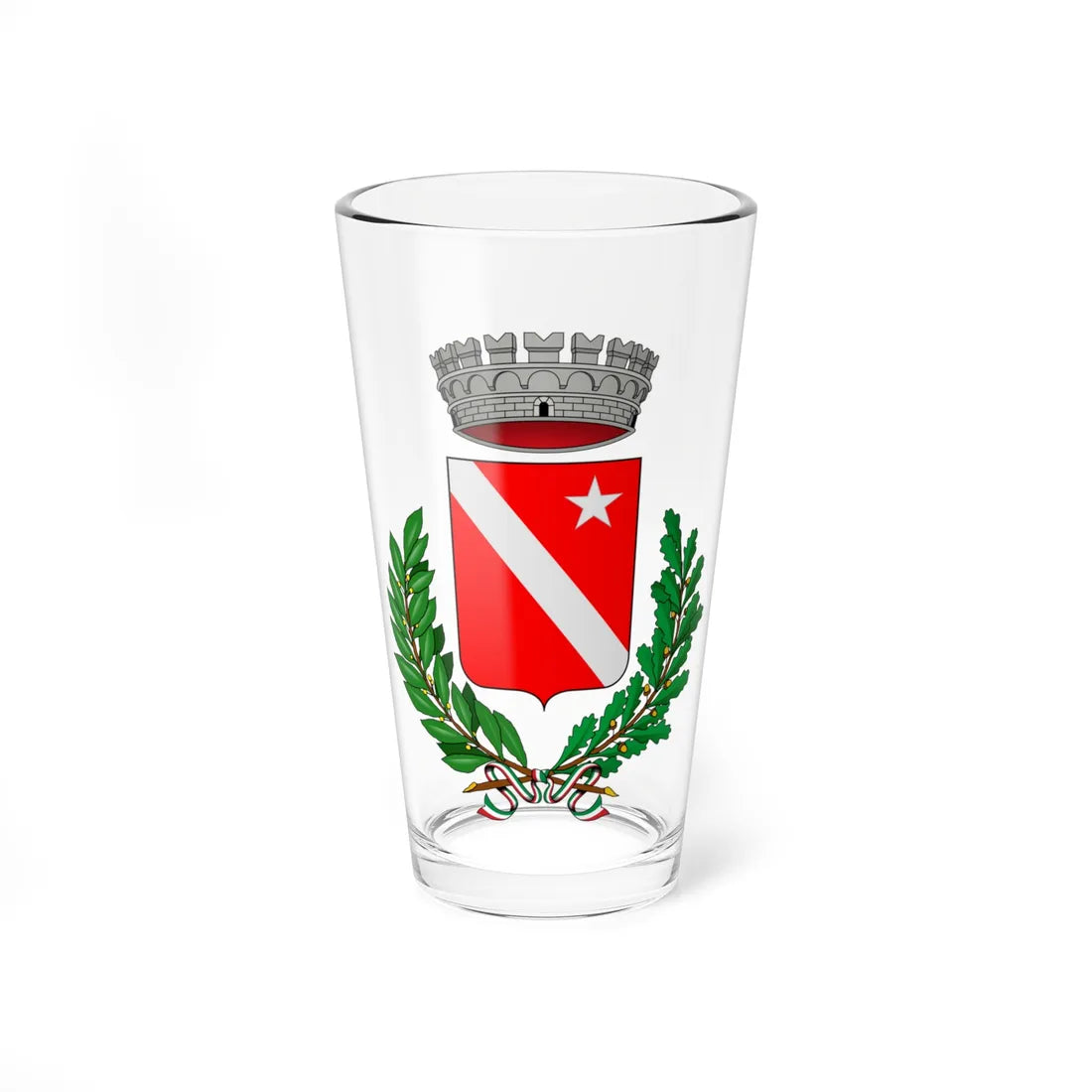 Cartignano-Stemma (Italy) (Coat of Arms) Pint Glass 16oz 16oz - Go Mug Yourself