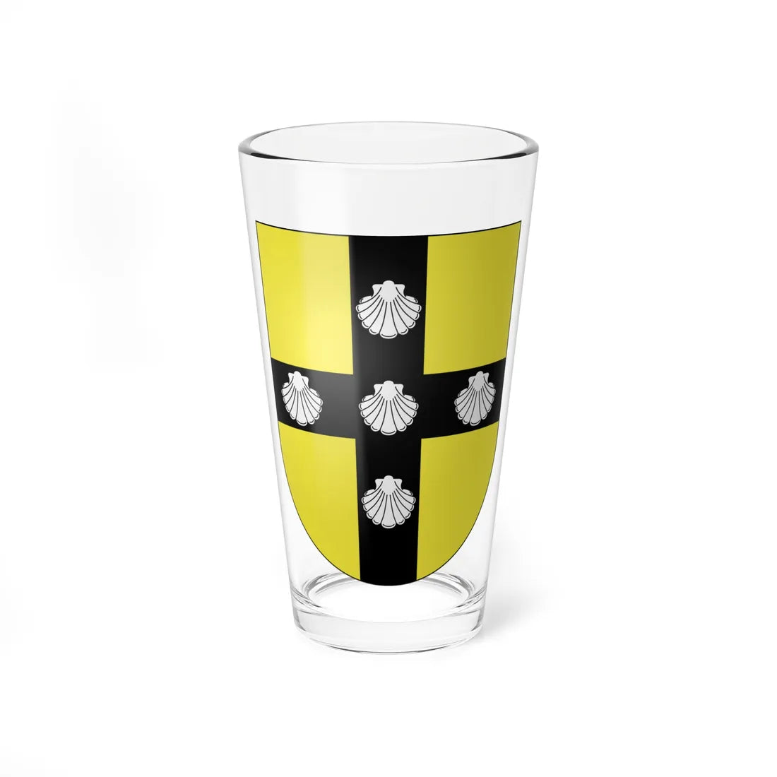 Cartigny-coat of arms (Switzerland) (Coat of Arms) Pint Glass 16oz - Go Mug Yourself
