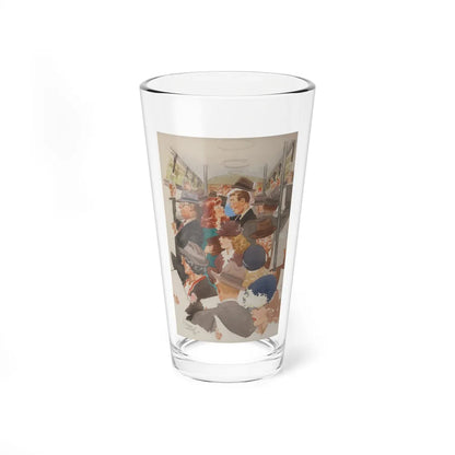 Cartoon Illustration (Magazine Illustration) Pint Glass 16oz-16oz-Go Mug Yourself