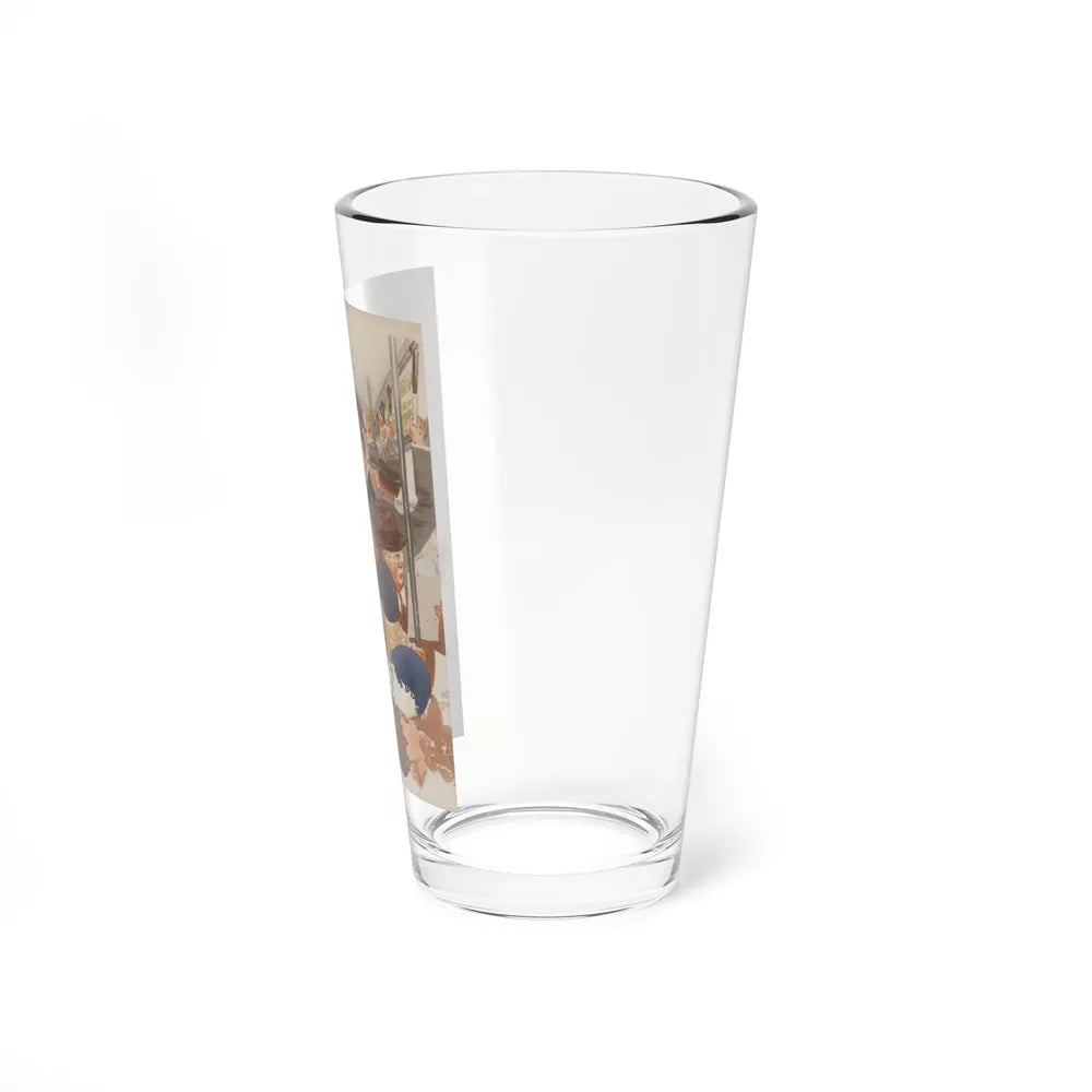 Cartoon Illustration (Magazine Illustration) Pint Glass 16oz-Go Mug Yourself