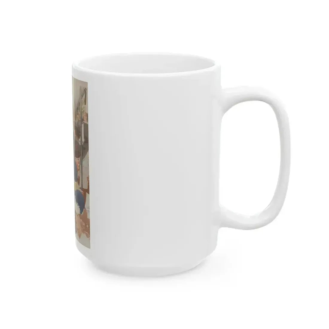 Cartoon Illustration - White Coffee Mug - Go Mug Yourself