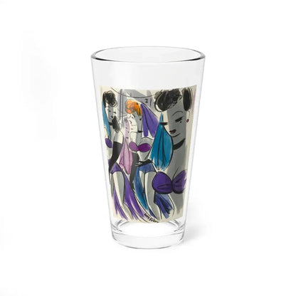 Cartoon illustration_1 (Magazine Illustration) Pint Glass 16oz 16oz - Go Mug Yourself