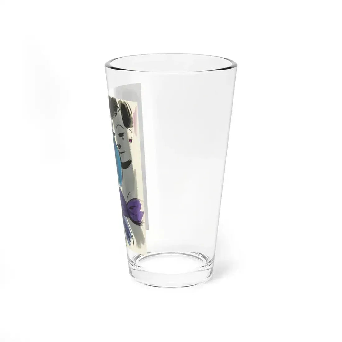 Cartoon illustration_1 (Magazine Illustration) Pint Glass 16oz - Go Mug Yourself
