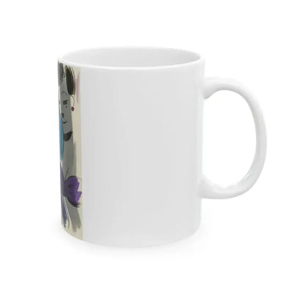 Cartoon illustration_1 - White Coffee Mug - Go Mug Yourself