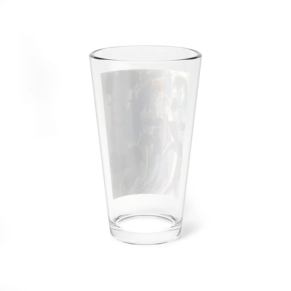 Cartoon illustration_1 (Magazine Illustration) Pint Glass 16oz-Go Mug Yourself