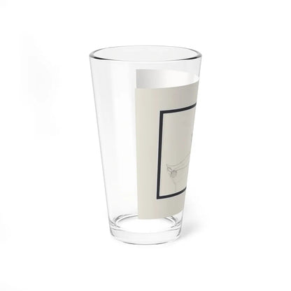 Cartoon Preliminary Pencil Illustration (1) (Magazine Illustration) Pint Glass 16oz-Go Mug Yourself