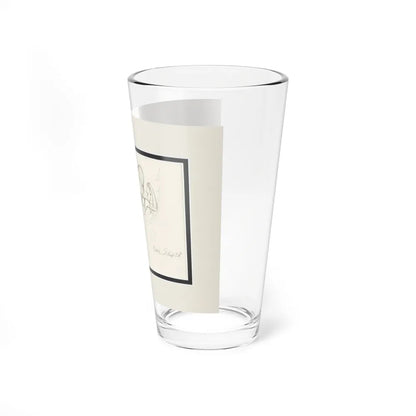 Cartoon Preliminary Pencil Illustration (1) (Magazine Illustration) Pint Glass 16oz-Go Mug Yourself