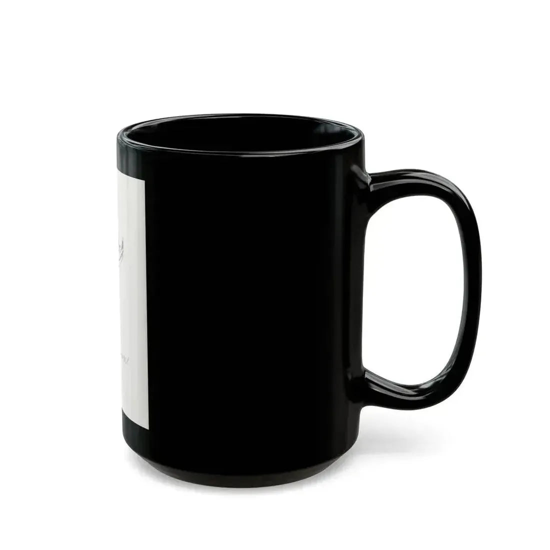 Cartoon Preliminary Pencil Illustration (2) - Black Coffee Mug - Go Mug Yourself