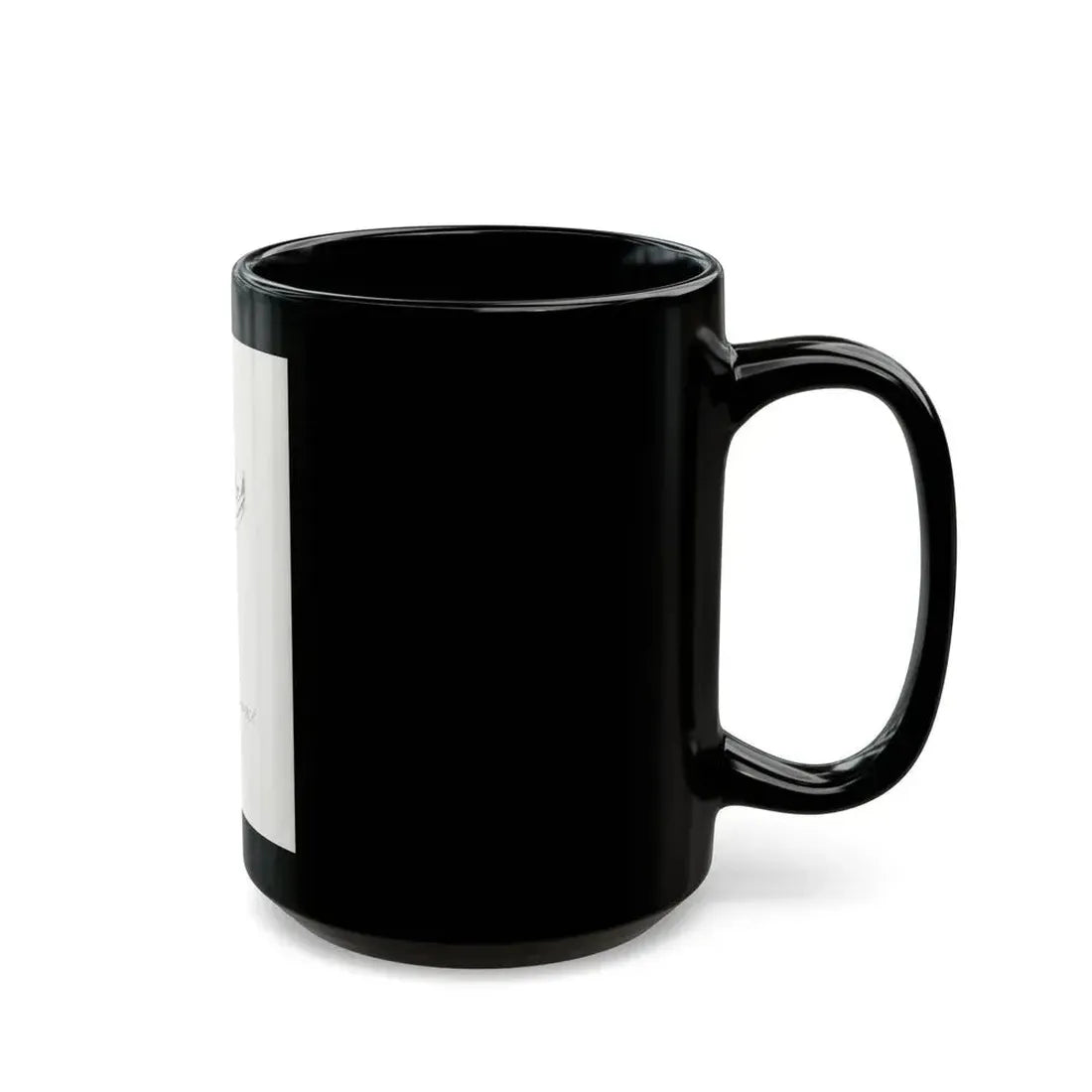 Cartoon Preliminary Pencil Illustration (2) - Black Coffee Mug - Go Mug Yourself