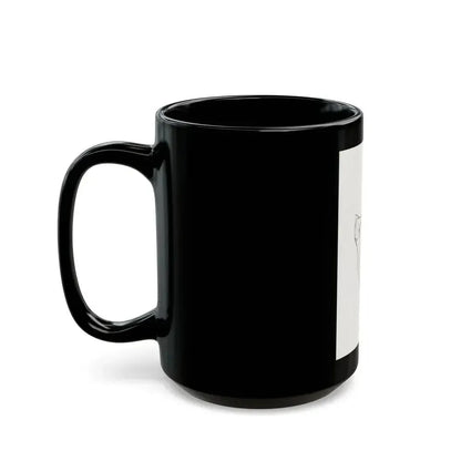 Cartoon Preliminary Pencil Illustration (2) - Black Coffee Mug - Go Mug Yourself