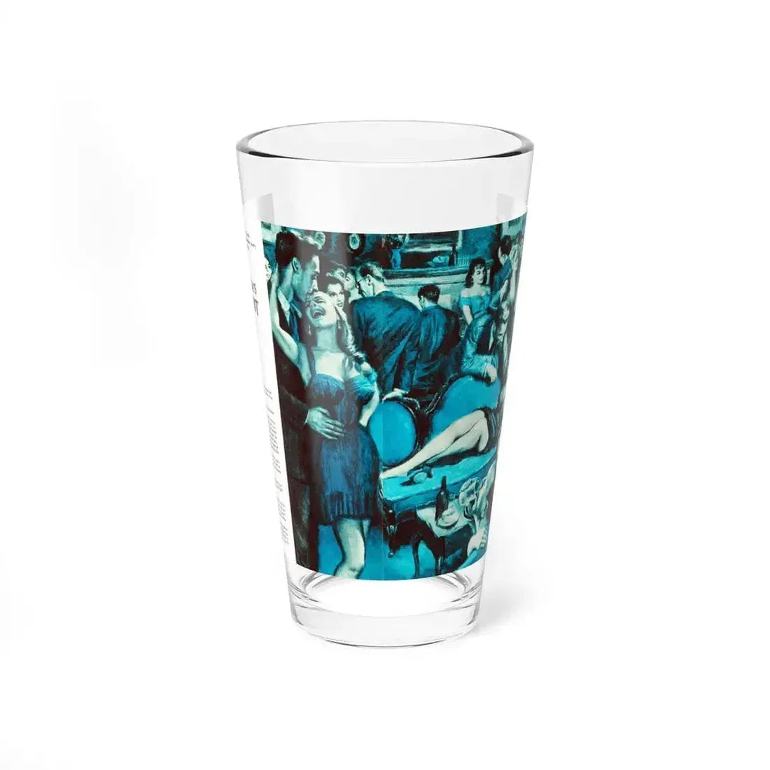 Casablanca's Impatient Women, Men magazine, c. 1958 (Magazine Illustration) Pint Glass 16oz 16oz - Go Mug Yourself