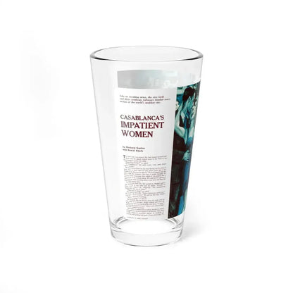 Casablanca's Impatient Women, Men magazine, c. 1958 (Magazine Illustration) Pint Glass 16oz - Go Mug Yourself