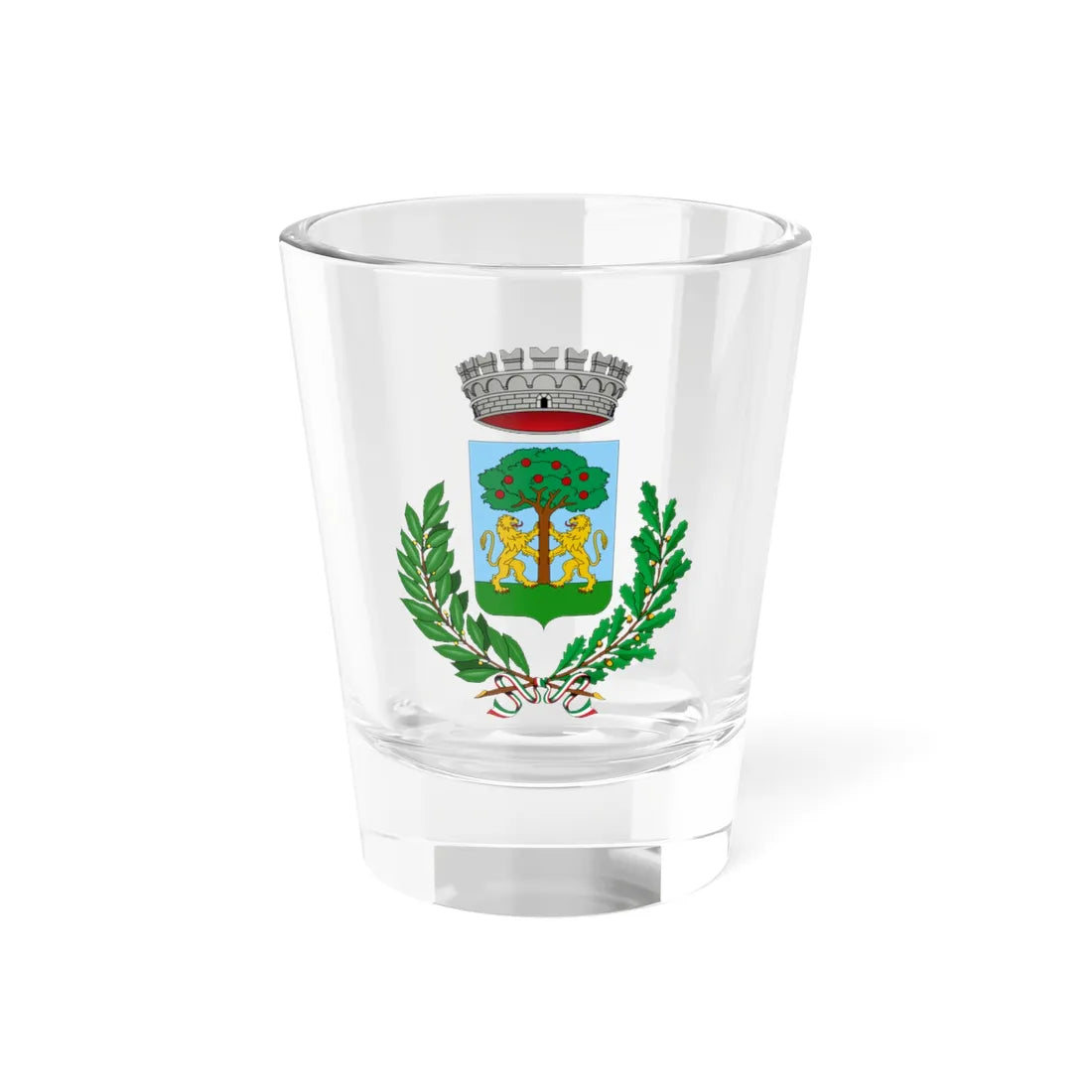 Casalbordino-Stemma (Italy) (Coat of Arms) Shot Glass 1.5oz 1.5oz - Go Mug Yourself