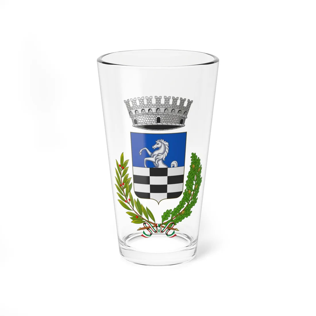 Casandrino-Stemma (Italy) (Coat of Arms) Pint Glass 16oz 16oz - Go Mug Yourself