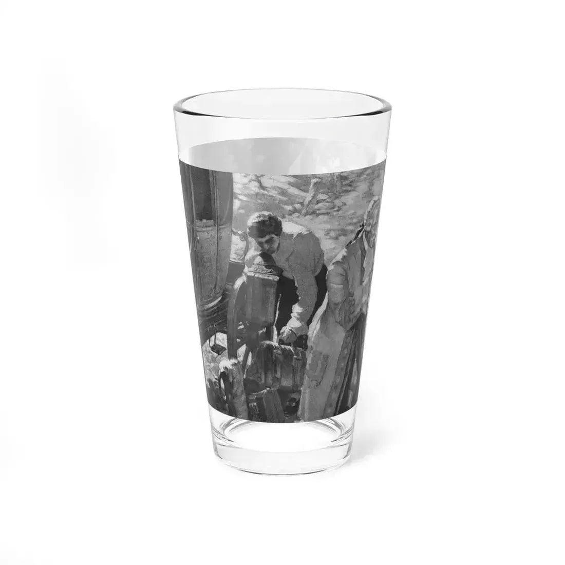 Casanova's Women - Henriette, Liberty magazine, September 18, 1937 (Magazine Illustration) Pint Glass 16oz 16oz - Go Mug Yourself