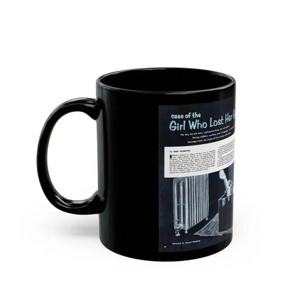 Case of the Girls Who Lost Her Grip - Black Coffee Mug - Go Mug Yourself