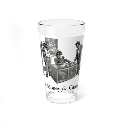 Cash Money for Casualties (1), Redbook magazine, December 1932 (Magazine Illustration) Pint Glass 16oz-16oz-Go Mug Yourself