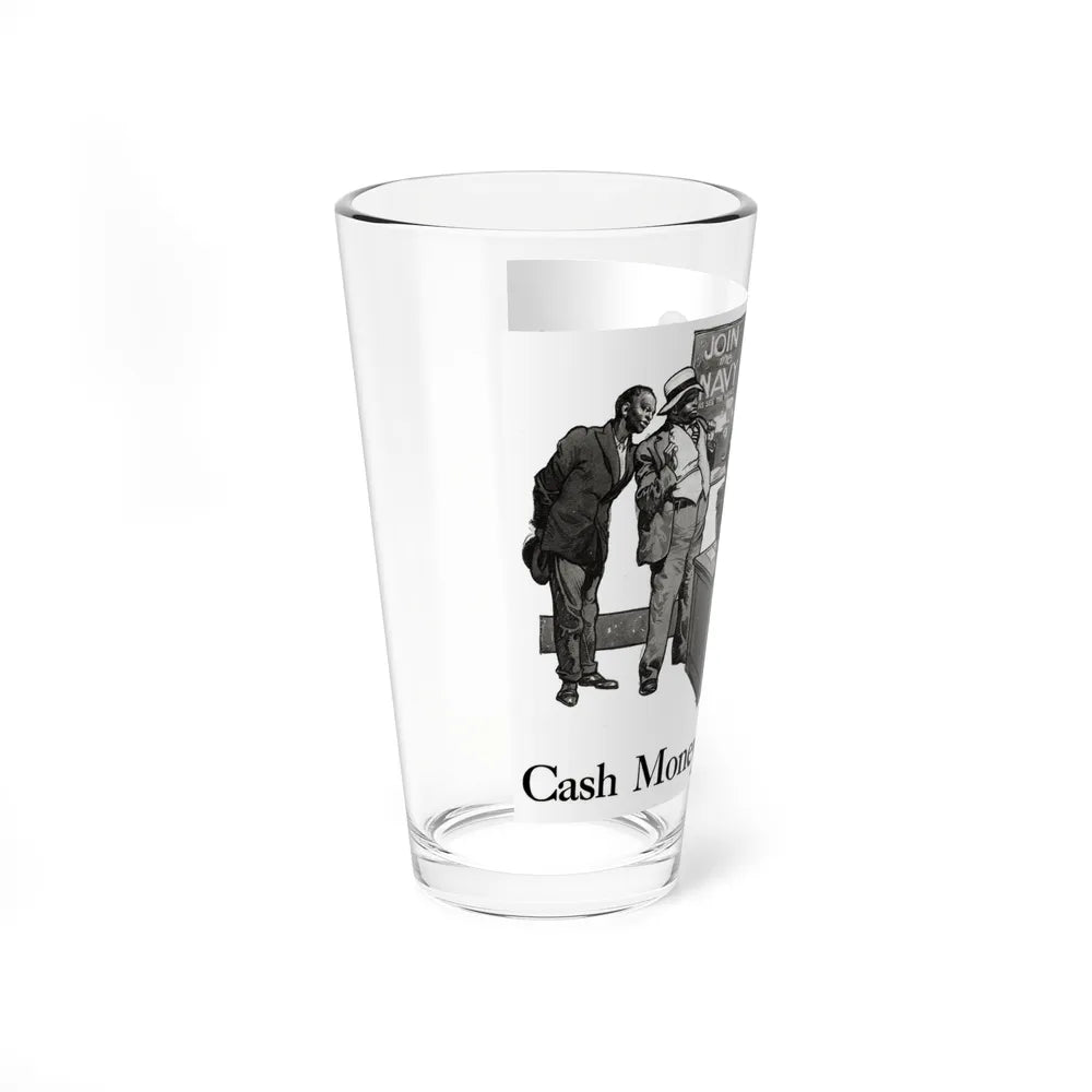 Cash Money for Casualties (1), Redbook magazine, December 1932 (Magazine Illustration) Pint Glass 16oz-Go Mug Yourself