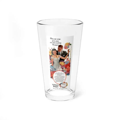 Cashmere Bouquet ad, Woman's Home Companion, May 1948 (Magazine Illustration) Pint Glass 16oz 16oz - Go Mug Yourself