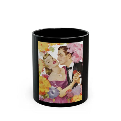 Cashmere Bouquet Soap ad, Cosmopolitan, August 1952_ detail - Black Coffee Mug 11oz - Go Mug Yourself