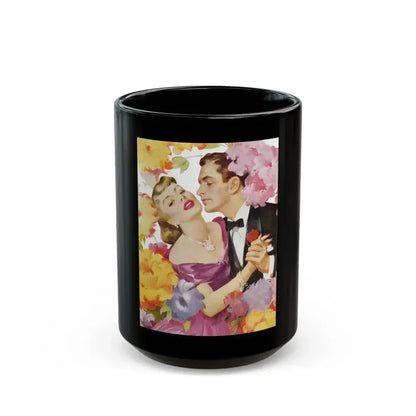 Cashmere Bouquet Soap ad, Cosmopolitan, August 1952_ detail - Black Coffee Mug 15oz - Go Mug Yourself