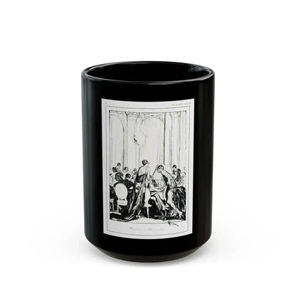 Casino a Deauville, Harper's Bazaar, July 1923 - Black Coffee Mug 15oz - Go Mug Yourself