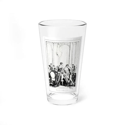 Casino a Deauville, Harper's Bazaar, July 1923 (Magazine Illustration) Pint Glass 16oz 16oz - Go Mug Yourself