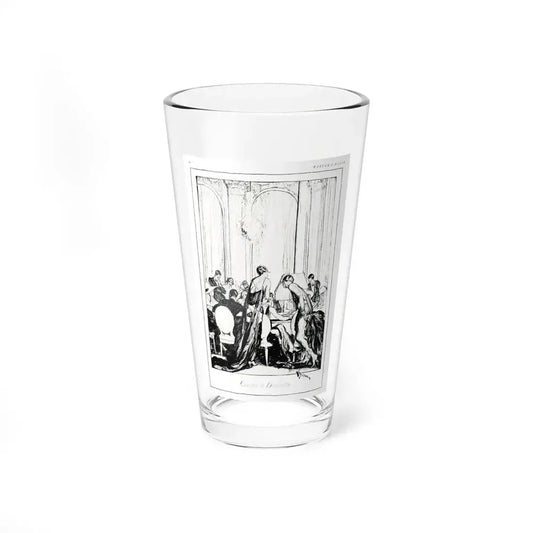 Casino a Deauville, Harper's Bazaar, July 1923 (Magazine Illustration) Pint Glass 16oz 16oz - Go Mug Yourself