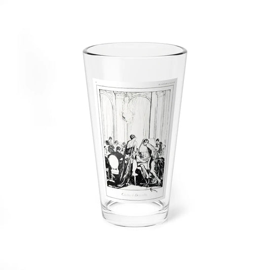 Casino a Deauville, Harper's Bazaar, July 1923 (Magazine Illustration) Pint Glass 16oz-16oz-Go Mug Yourself