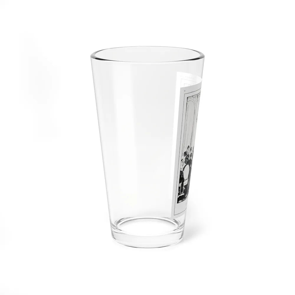 Casino a Deauville, Harper's Bazaar, July 1923 (Magazine Illustration) Pint Glass 16oz-Go Mug Yourself