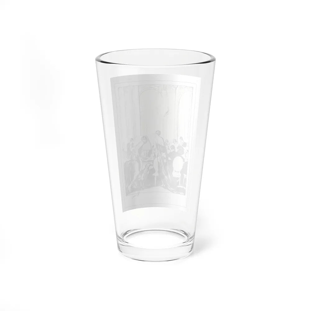 Casino a Deauville, Harper's Bazaar, July 1923 (Magazine Illustration) Pint Glass 16oz-Go Mug Yourself