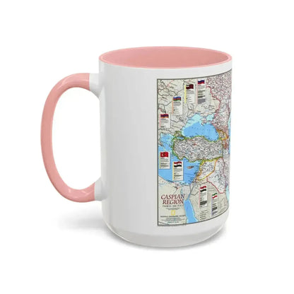 Caspian Region- Promise and Peril (1999) (Map) Accent Coffee Mug - Go Mug Yourself