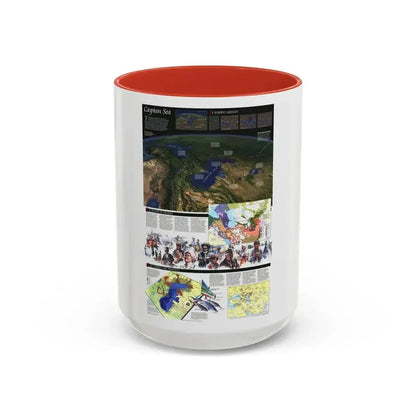 Caspian Sea (1999) (Map) Accent Coffee Mug 15oz Red - Go Mug Yourself